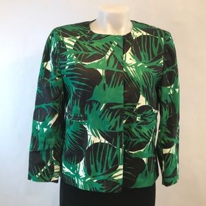Zara Leaf Print Jacket